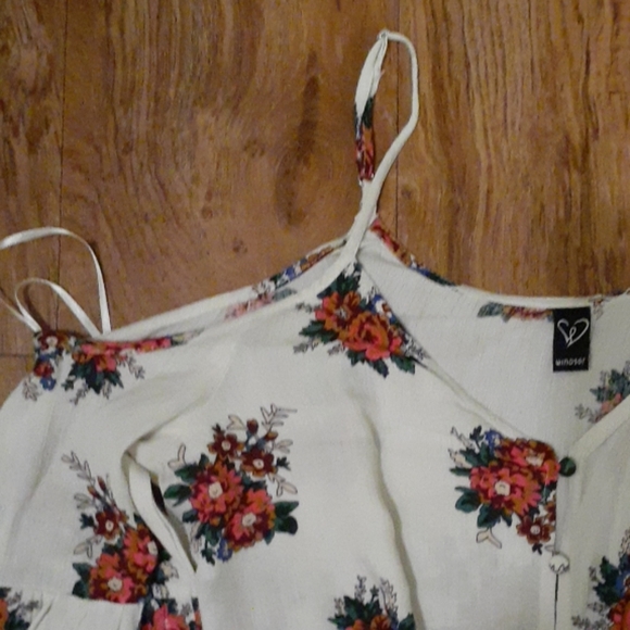 Boho cold shoulder crop top - Picture 4 of 5